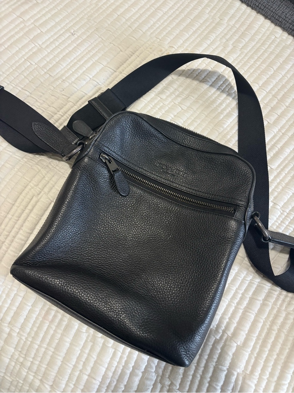 Coach file crossbody